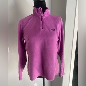 The North Face Polartec 1/4 zip women’s fleece pullover.